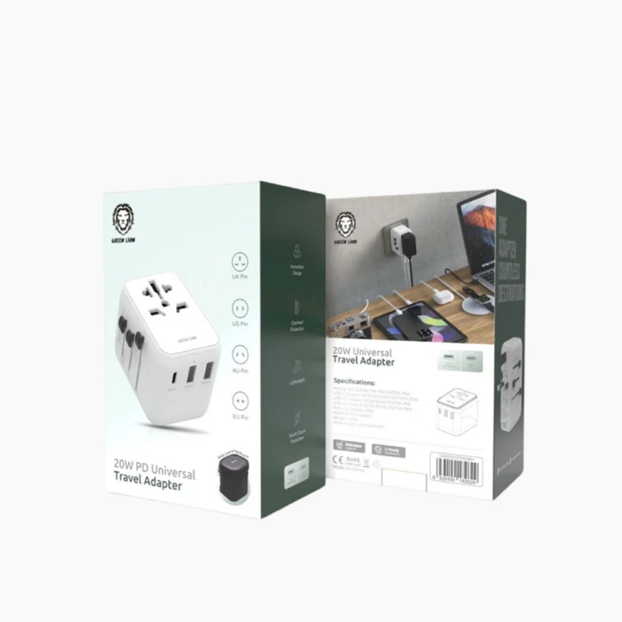 Green Lion 20W Universal Travel Adapter - Image 3