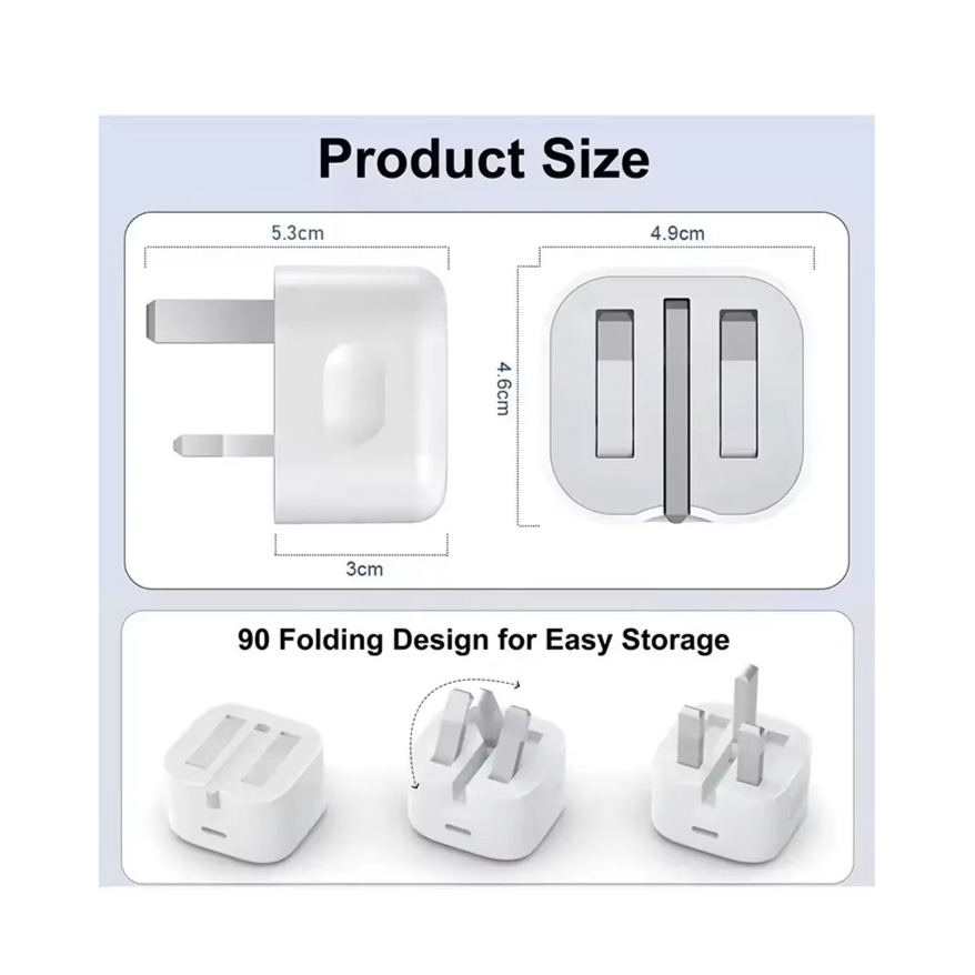 Apple 20W USB-C Power Adapter With USB-C Charge Cable 1M - Image 5