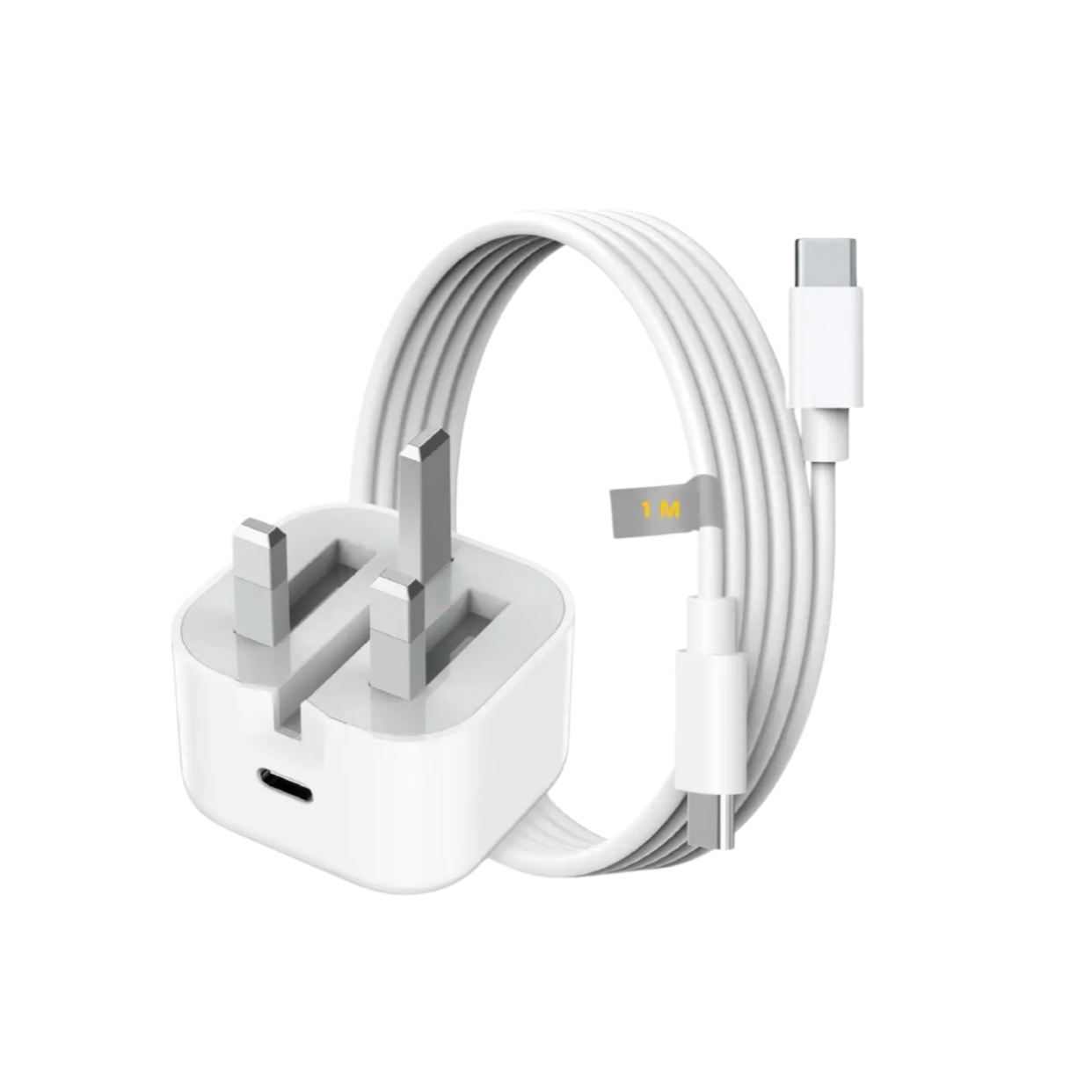 Apple 20W USB-C Power Adapter With USB-C Charge Cable 1M
