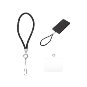 Silsila Phone Lanyard Strap Black