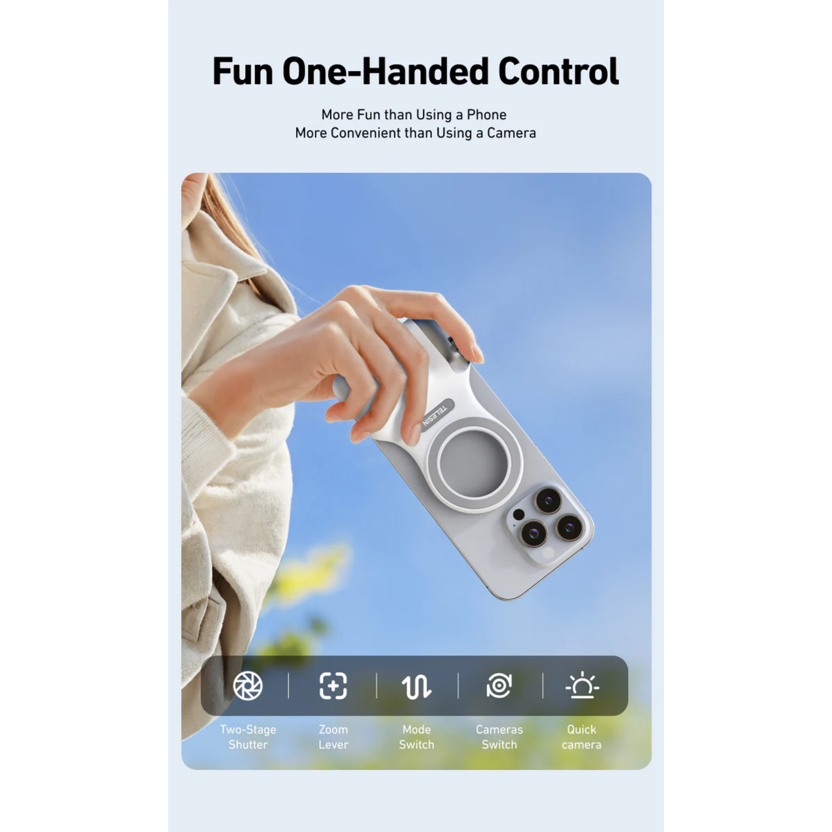 Telesin Fun Magnetic Grip - Image 4